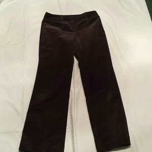 Brown corduroy slacks